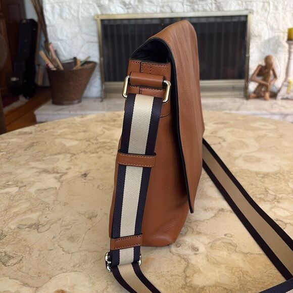 Coach Charles Leather Messenger Briefcase Laptop Bag Unisex - Picture 6 of 15